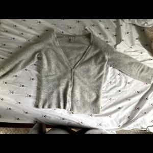 Lightly worn cashmere sweater, and or cardigan size small!